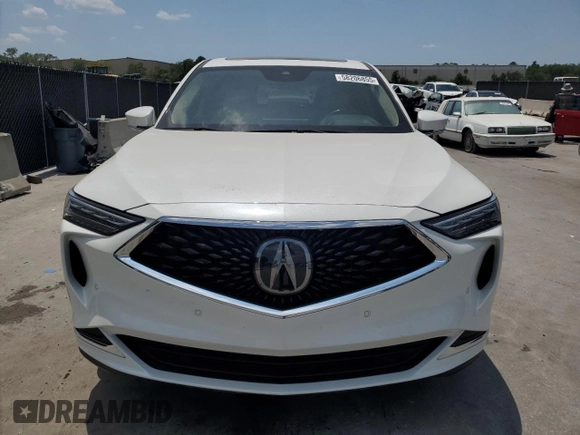 2023 Acura MDX Technology with VIN 5J8YD9H45PL000928, listed as a Copart auction lot 58206855 with 32,168 mi miles and Salvage title. Bid and sale history available at DreamBid. Image 5.