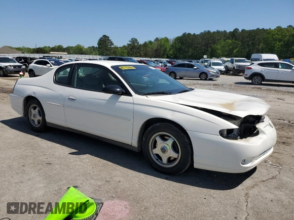2003 Chevrolet Monte Carlo LS with VIN 2G1WW12E539416216, listed as a Copart auction lot 52154375 with 205,309 mi miles and Salvage Title. Bid and sale history available at carsss.com. Image 4.