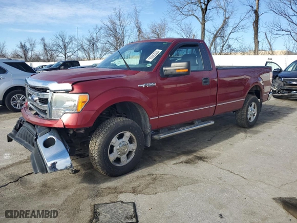 2013 Ford F-150 XL with VIN 1FTNF1EF0DKD31954, listed as a Copart auction lot 47823055 with 110,955 mi miles and Salvage Title. Bid and sale history available at carsss.com. Image 1.