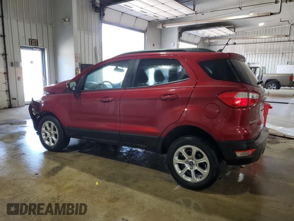2020 Ford EcoSport SE z VIN MAJ6S3GL3LC387254, wystawiony jako Copart lot #57471395 z przebiegiem 9461 mil mil oraz Szkody całkowita. Historia ofert i sprzedaży dostępna na DreamBid. Obrazek 2.