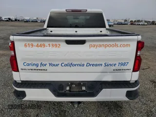2022 Chevrolet Silverado 1500 Custom with VIN 3GCPWBEK9NG173246, listed as a Copart auction lot 49134355 with 66,452 mi miles and Salvage Title. Bid and sale history available at DreamBid. Image 6.