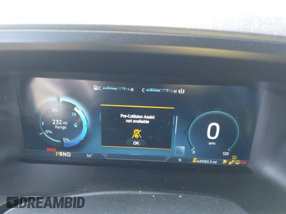 2022 Ford F-150 Lightning Pro z VIN 1FT6W1EV8NWG04113, wystawiony jako IAAI lot #41765532 z przebiegiem 48 990 mil mil oraz . Historia ofert i sprzedaży dostępna na DreamBid. Obrazek 7.