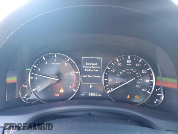 2016 Lexus GS 200t with VIN JTHBA1BL7GA000406, listed as a Copart auction lot 80302694 with 82,820 mi miles and Salvage title. Bid and sale history available at DreamBid. Image 9.
