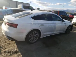 2023 Audi A5 Sportback Premium with VIN WAUABCF56PA024016, listed as a Copart auction lot 46972114 with 12,754 mi miles. Bid and sale history available at carsss.com. Image 3.