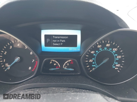 2014 Ford Escape Titanium with VIN 1FMCU0JX8EUD31028, listed as a IAAI auction lot 41943690 with 91,295 mi miles. Bid and sale history available at carsss.com. Image 7.