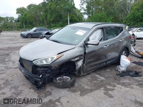 2017 Hyundai Santa Fe 2.4L with VIN 5NMZU3LB2HH014844, listed as a IAAI auction lot 42657624 with 93,533 mi miles and . Bid and sale history available at DreamBid. Image 18.