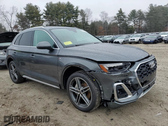 2021 Audi Q5 Premium Plus with VIN WA1E2AFY2M2125640, listed as a Copart auction lot 85183034 with 64,290 mi miles and Salvage Title. Bid and sale history available at carsss.com. Image 4.