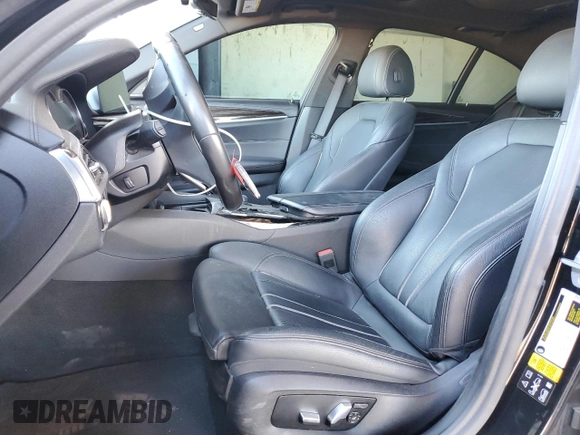 2018 BMW 5 Series 540i xDrive with VIN WBAJE7C5XJWD52054, listed as a Copart auction lot 47306535 with 49,185 mi miles and Salvage title. Bid and sale history available at DreamBid. Image 7.
