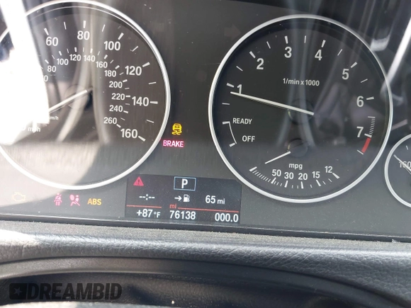 2016 BMW 3 Series 328i with VIN WBA8E9G54GNU29808, listed as a IAAI auction lot 42389903 with 76,138 mi miles and . Bid and sale history available at DreamBid. Image 7.