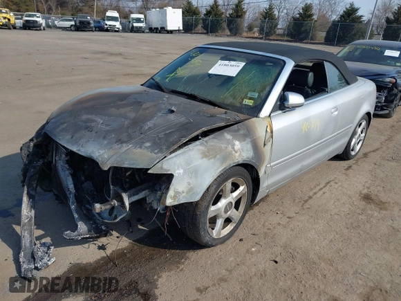 2006 Audi A4 3.0L with VIN WAUDT48HX6K001760, listed as a IAAI auction lot 41803059 with 1 mi miles. Bid and sale history available at carsss.com. Image 2.