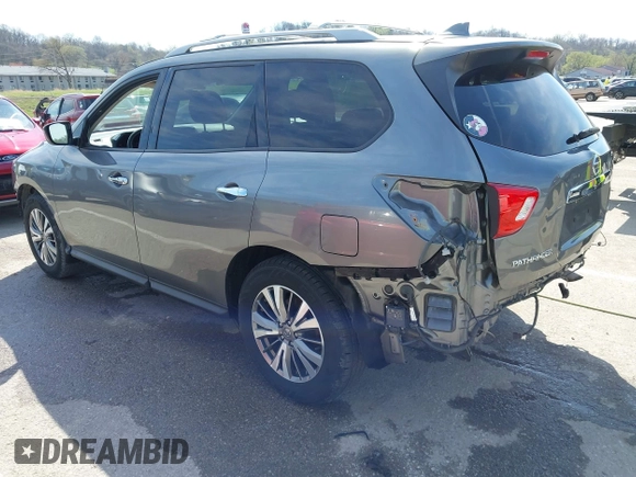 2020 Nissan Pathfinder SV with VIN 5N1DR2BN8LC618595, listed as a IAAI auction lot 41900514 with 55,490 mi miles. Bid and sale history available at carsss.com. Image 3.