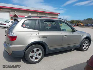 2007 BMW X3 3.0si with VIN WBXPC93467WF10021, listed as a IAAI auction lot 42009265 with 163,422 mi miles. Bid and sale history available at carsss.com. Image 14.