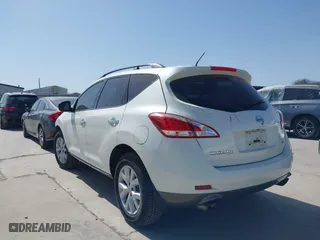 2012 Nissan Murano S with VIN JN8AZ1MU7CW116198, listed as a IAAI auction lot 41823282 with 128,723 mi miles. Bid and sale history available at carsss.com. Image 3.