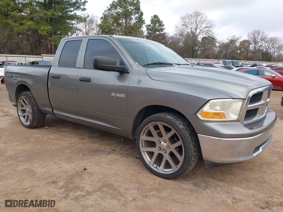 2010 Dodge Ram 1500 ST with VIN 1D7RB1GP2AS248756, listed as a IAAI auction lot 41478178 with 268,353 mi miles. Bid and sale history available at carsss.com. Image 1.