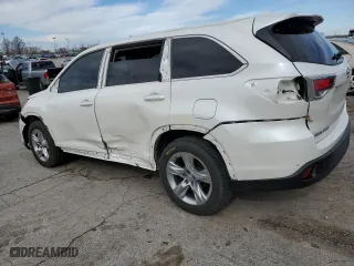 2015 Toyota Highlander Limited with VIN 5TDDKRFH9FS137585, listed as a Copart auction lot 49834255 with 138,281 mi miles and Salvage Title. Bid and sale history available at carsss.com. Image 2.
