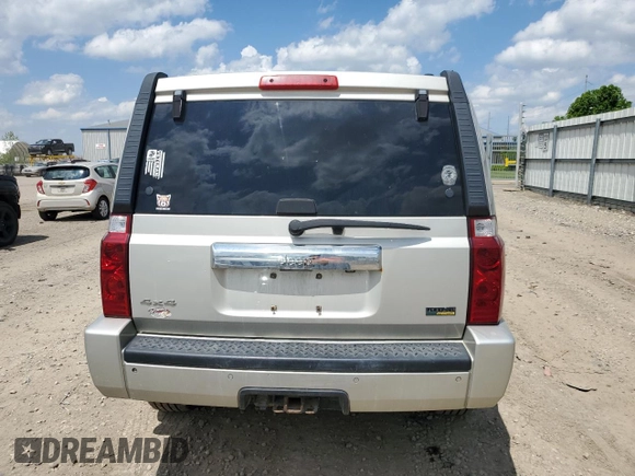 2007 Jeep Commander Limited с VIN 1J8HG58P17C672566, выставлен на аукционе Copart как лот 56271385 с пробегом 155 854 миль миль и Чистый • Clean title. История ставок и продаж доступна на DreamBid. Изображение 6.
