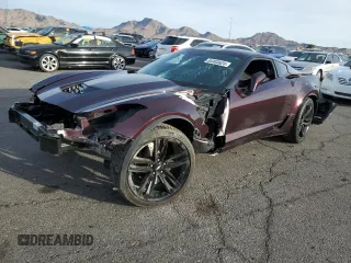 2017 Chevrolet Corvette Grand Sport 2LT with VIN 1G1YX2D75H5120935, listed as a Copart auction lot 84403624 with 0 mi miles and Salvage Title. Bid and sale history available at carsss.com. Image 1.