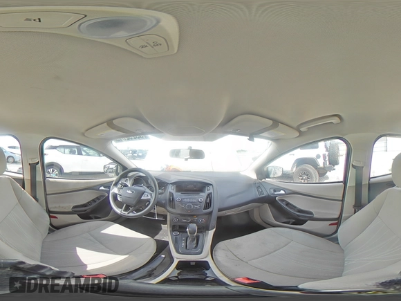 2017 Ford Focus SE with VIN 1FADP3F27HL301890, listed as a Copart auction lot 55252675 with 76,568 mi miles and Salvage title. Bid and sale history available at DreamBid. Image 14.