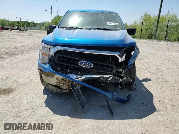 2021 Ford F-150 XL with VIN 1FTFW1E50MFA32128, listed as a Copart auction lot 56423385 with 88,965 mi miles and Salvage title. Bid and sale history available at DreamBid. Image 14.