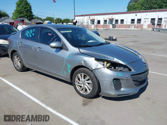 2013 Mazda 3 i Touring with VIN JM1BL1V78D1819155, listed as a IAAI auction lot 42130610 with 118,441 mi miles and . Bid and sale history available at DreamBid. Image 1.
