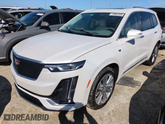 2021 Cadillac XT6 Premium Luxury with VIN 1GYKPCRS9MZ223076, listed as a Copart auction lot 73992904 with 0 mi miles and Non Repairable. Bid and sale history available at carsss.com. Image 1.