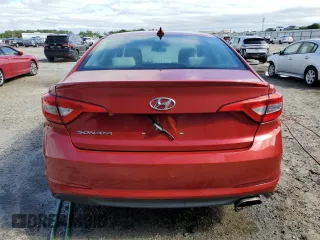 2017 Hyundai Sonata 2.4L with VIN 5NPE24AF3HH516541, listed as a Copart auction lot 52122975 with 117,206 mi miles and Salvage Title. Bid and sale history available at carsss.com. Image 6.