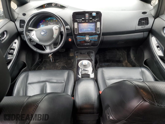 2013 Nissan LEAF S with VIN 1N4AZ0CP4DC402150, listed as a Copart auction lot 47616095 with 97,152 mi miles and Non Repairable. Bid and sale history available at carsss.com. Image 8.