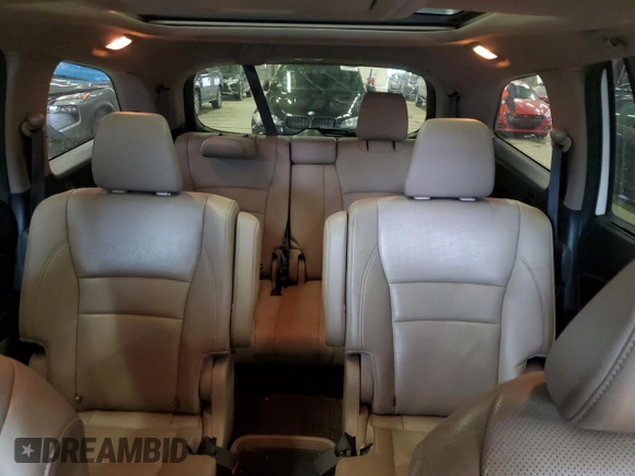 2016 Honda Pilot Elite with VIN 5FNYF6H04GB035659, listed as a Copart auction lot 50888755 with 0 mi miles and Salvage Title. Bid and sale history available at carsss.com. Image 10.