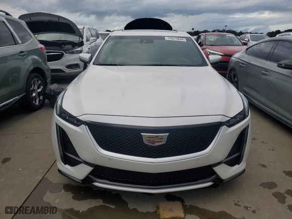 2022 Cadillac CT5 Sport with VIN 1G6DP5RK7N0136392, listed as a Copart auction lot 74313644 with 0 mi miles and Non Repairable. Bid and sale history available at carsss.com. Image 5.