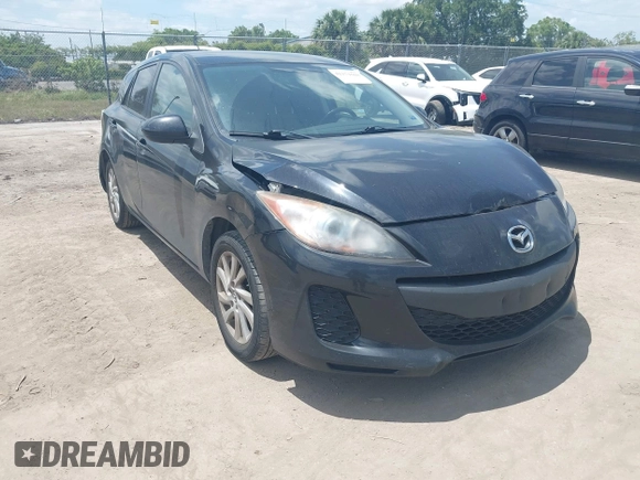 2012 Mazda 3 i Touring with VIN JM1BL1L73C1674639, listed as a IAAI auction lot 42171608 with 135,925 mi miles and . Bid and sale history available at DreamBid. Image 1.