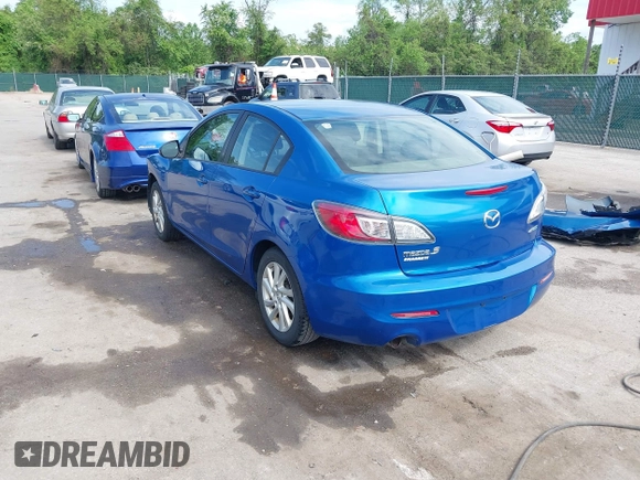 2012 Mazda 3 i Touring with VIN JM1BL1V8XC1662834, listed as a IAAI auction lot 42173090 with 130,550 mi miles and . Bid and sale history available at DreamBid. Image 3.