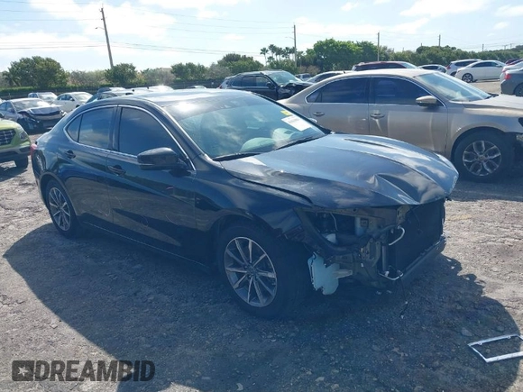 2020 Acura TLX w/Technology Pkg with VIN 19UUB1F57LA016345, listed as a IAAI auction lot 41661004 with 66,501 mi miles. Bid and sale history available at carsss.com. Image 1.