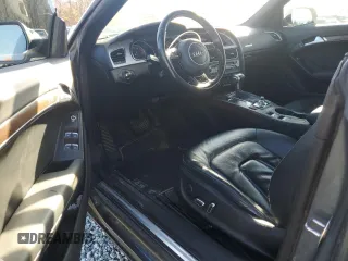 2015 Audi A5 Premium with VIN WAUCFAFH1FN010902, listed as a Copart auction lot 80264624 with 129,786 mi miles and Salvage title. Bid and sale history available at DreamBid. Image 8.