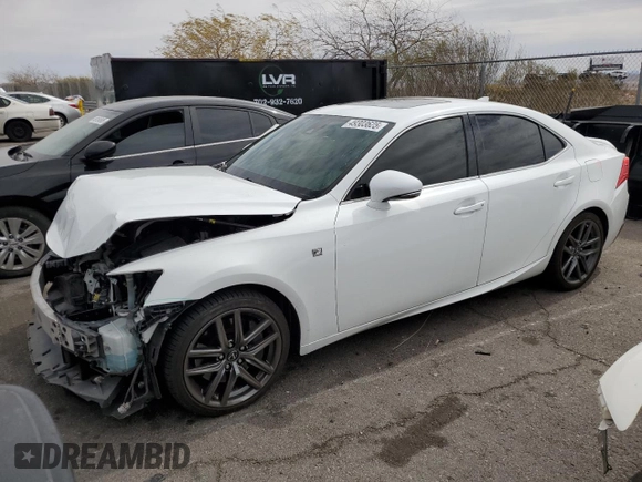 2017 Lexus IS 350 with VIN JTHBE1D27H5030024, listed as a Copart auction lot 49303625 with 81,207 mi miles and Salvage Title. Bid and sale history available at DreamBid. Image 1.