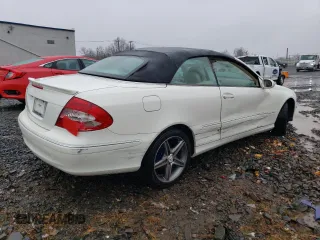 2007 Mercedes-Benz CLK 350 with VIN WDBTK56F27T083650, listed as a Copart auction lot 81491764 with 78,975 mi miles and Salvage Title. Bid and sale history available at DreamBid. Image 3.