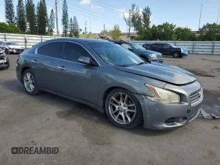 2011 Nissan Maxima SV with VIN 1N4AA5AP9BC844684, listed as a Copart auction lot 57942125 with 117,688 mi miles and Salvage title. Bid and sale history available at DreamBid. Image 4.