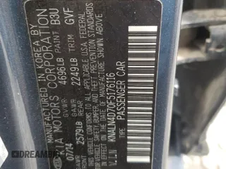 2015 Kia Cadenza Premium with VIN KNALN4D70F5176116, listed as a Copart auction lot 51386325 with 107,644 mi miles and Salvage Title. Bid and sale history available at carsss.com. Image 14.