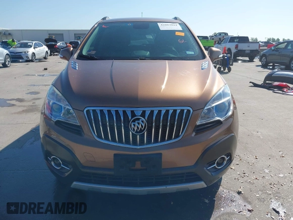2016 Buick Encore Leather with VIN KL4CJCSB6GB656528, listed as a IAAI auction lot 42083024 with 72,582 mi miles. Bid and sale history available at carsss.com. Image 13.