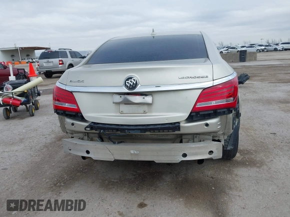 2014 Buick LaCrosse Premium II with VIN 1G4GF5G38EF253691, listed as a IAAI auction lot 41411307 with 141,863 mi miles and . Bid and sale history available at DreamBid. Image 16.
