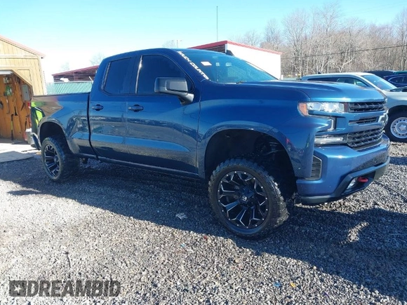 2019 Chevrolet Silverado 1500 RST with VIN 1GCRYEEKXKZ314227, listed as a IAAI auction lot 41505542 with 156,307 mi miles and . Bid and sale history available at DreamBid. Image 1.