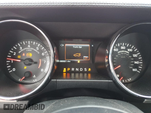 2015 Ford Mustang GT with VIN 1FA6P8CF4F5362273, listed as a Copart auction lot 47681355 with 88,927 mi miles and Salvage Title. Bid and sale history available at carsss.com. Image 9.
