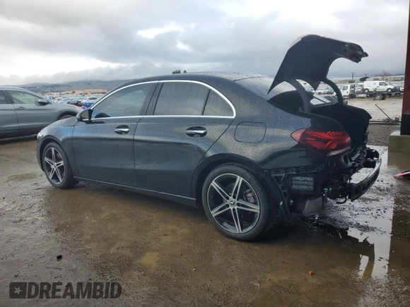2021 Mercedes-Benz A 220 with VIN W1K3G4EB2MJ315124, listed as a Copart auction lot 87285244 with 26,914 mi miles and Salvage Title. Bid and sale history available at DreamBid. Image 2.
