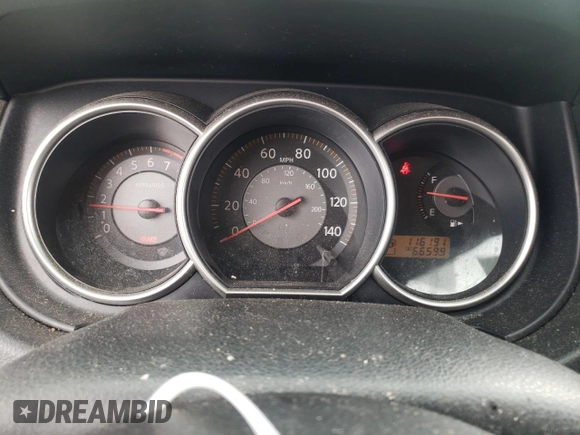 2008 Nissan Versa 1.8 S with VIN 3N1BC11E08L363075, listed as a Copart auction lot 54706934 with 116,191 mi miles and Salvage Title. Bid and sale history available at carsss.com. Image 9.