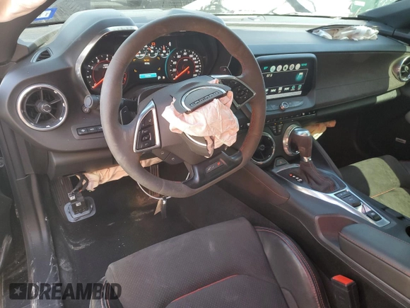 2018 Chevrolet Camaro ZL1 with VIN 1G1FK1R61J0152283, listed as a Copart auction lot 50151475 with 34,325 mi miles and Clean Title. Bid and sale history available at DreamBid. Image 8.