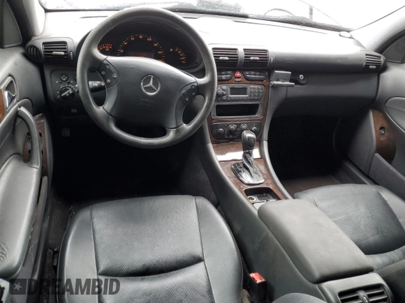 2003 Mercedes-Benz C 240 with VIN WDBRF61J73F423349, listed as a Copart auction lot 46162755 with 182,394 mi miles and Salvage title. Bid and sale history available at DreamBid. Image 8.