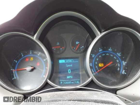 2014 Chevrolet Cruze LS with VIN 1G1PA5SH1E7326487, listed as a IAAI auction lot 42111515 with 126,685 mi miles and . Bid and sale history available at DreamBid. Image 7.