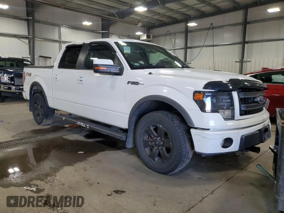 2014 Ford F-150 XL with VIN 1FTFW1EFXEKD91780, listed as a Copart auction lot 51844495 with 132,008 mi miles and Salvage Title. Bid and sale history available at carsss.com. Image 4.