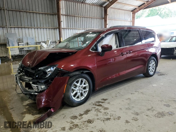 2021 Chrysler Voyager LXi z VIN 2C4RC1DG9MR520642, wystawiony jako Copart lot #54234295 z przebiegiem 79 514 mil mil oraz Szkoda całkowita • Salvage title. Historia ofert i sprzedaży dostępna na DreamBid. Obrazek 1.