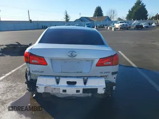 2006 Lexus IS 250 with VIN JTHBK262165021067, listed as a IAAI auction lot 41561905 with Not provided miles and . Bid and sale history available at DreamBid. Image 16.