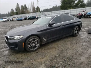 2023 BMW 5 Series 530i xDrive with VIN WBA13BJ08PWX96619, listed as a Copart auction lot 46602115 with 25,589 mi miles and Salvage Title. Bid and sale history available at DreamBid. Image 1.